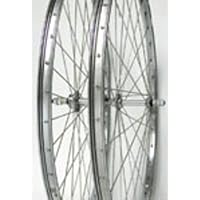 Wheel Master Rear Bicycle Wheel with Coaster Brake, 26 x 1 3/8 36H, Steel, Bolt On, Silver