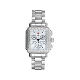 Michele Watches WoMens Deco Diamond Steel Watch MWW06A000448 