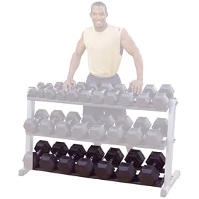 Body Solid GDRT60 Optional 3rd Tier for GDR60 Dumbbell Rack