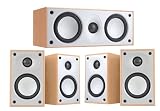 Mordaunt Short Premiere AV Speaker System - Honey Maple finish.