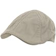 A-flex Summer Cotton 6 Panel Ivy Cabbie Hat Gray S/M