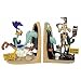 XfürU 07-0721 - Looney Tunes: Coyote + Roadrunner, Buchstützen- Paar, je 18cm