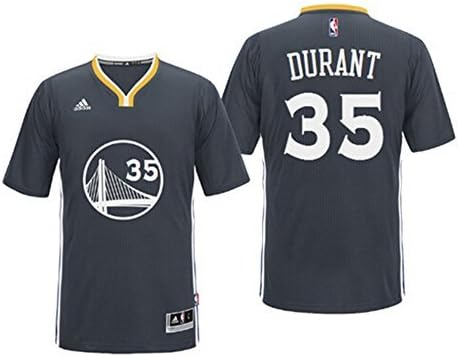 Mens Kevin Durant #35 Warriors Swingman Jerseys Black (M)