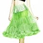 Hell Bunny Petticoat SWING LONG green L-XXL Hell Bunny