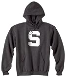 Champion NCAA Unisex Adult Michigan State Spartans Powerblend Hood (Granite, Large)