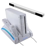 8 in 1 Remote Charger Fan + Sensor Bar for Nintendo Wii