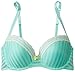 Betsey Johnson Women's Stripe Hype Balconette Bra