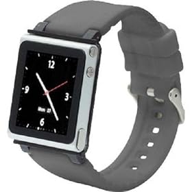 iWatchz CLRCHR22GRY Q Collection Wrist Strap for iPod Nano 6G, Grey by