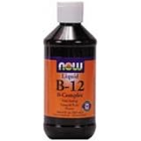 Now Foods Vitamin B-12 Liquid, 8oz , 0.75 Bottle