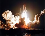 Nasa Early Morning Space Shuttle Launch Art Poster Print - 16