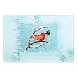 Winter Cardinal Small Cutting Board (8" x 12")