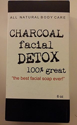 CHARCOAL facial DETOX BAR SOAP - 100% great