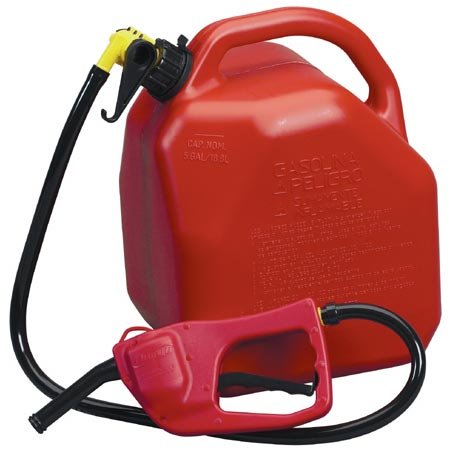 Moeller DuraMax Flo n'go LE Fluid Transfer Pump and 6-Gallon AB Series Jerry Can Combo (Large Engine)