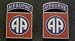 82nd Airborne Division Distinctive Unit Insignia - Pair (AIRBORNE)