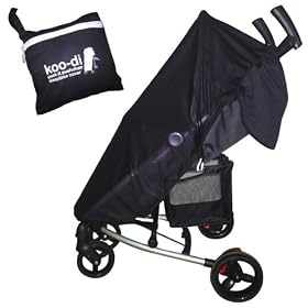Koo-Di Pack-It Stroller Sun & Sleep Shade Black