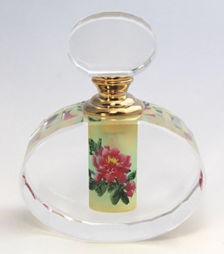 Hand-Painted Multi-cut Crystal Perfume Bottle - PBE07-854