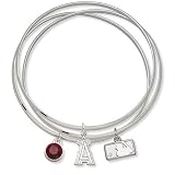 Los Angeles Angels MLB Batterman Triple Bangle Bracelet