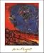 Couple of Lovers on a Red Background by Marc Chagall Fine Art Print / Poster 16.00 x 20.00 in.
