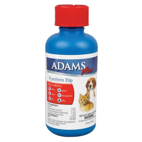 Adams Plus Flea and Tick Dip w-Pyrethrins 4 oz