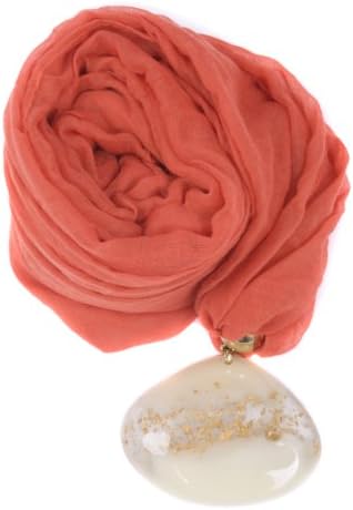 4 Season Viscose Long Scarf Fashion Jewelry Pendant Charm Necklace