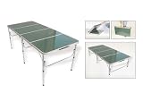 Outdoor Living : EZ8 8-Person Folding Table 'Top of the Line Construction' 3-Years Warranty High And Low Settings-Lightweight And Portable