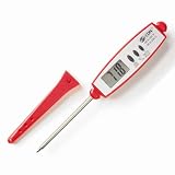 CDN DT450-R Digital Pocket Thermometer, Red