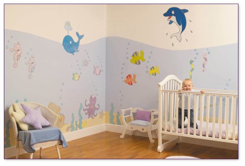 Childrens Toyshop  Toys : FunToSee Jumbo Wall Stickers - Undersea Adventure