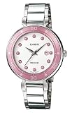 Casio Women's LTP1329D-4EV Silver Stainless-Steel Quartz Watch with White Dial