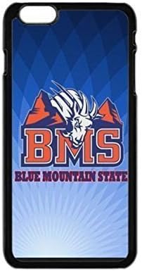 BMS Blue Mountain State Football Custom Image Special Designed for Apple iphone 6 4.7" phones case,Black Silicone Rubber TPU iphone6 4.7" inch Case Cover