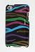 iPod Touch 4G Graphic Case - Rainbow Zebra (Front & Back)