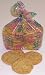 Gourmet Food : Scott's Cakes 1 lb. Peanut Butter Cookies in a Confetti Bag