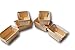 Pint Rectangular Vented Wooden Berry Baskets - Set of 6