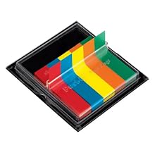 Post-it Medical Flags, 3/8-Inches Wide, Solid Primary Colors, 375/Dispenser, 1-Dispenser/Pack
