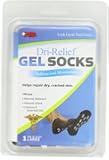 Dri-Relief Gel Socks-Black, Large, 1-Pair