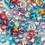 Eyelet Outlet Quicklets Round 84/Pkg Anodized Mix QRND-443; 6 Items/Order