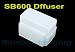 Janco Omni-Bounce 3 Color White Blue Yellow Diffuser For Nikon SB-600 & Olympus FL-36 Flash image 2