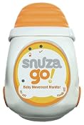 Snuza Portable Baby Movement Monitor, Orange/White, 0-12 Months