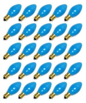 General 00053 C7 CC SKB 25PK C7 Christmas Light Replacement Bulb