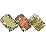 3 Pack Assorted Scents- Avocado, Tomato Basil, Olive Castelbel Portugal Triple Milled Soap, 5.3 oz All Natural
