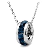 brosway ブロスウェイ DARE new Necklace ネックレス with blue crystals DA01の画像