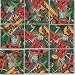 B Dazzle Tractors Scramble Squares 9 Piece Puzzle [Toy]