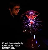 Museum Sized 15" Diameter Plasma Globe - PURPLE Plasma Effect
