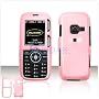 Solid Soft Pink Case Cover for Brand LG LX260 LX-260 Rumor Protective Cell Phone Hard SNAP-ON