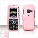 Solid Soft Pink Case Cover for Brand LG LX260 LX-260 Rumor Protective Cell Phone Hard SNAP-ON