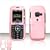 Solid Soft Pink Case Cover for Brand LG LX260 LX-260 Rumor Protective Cell Phone Hard SNAP-ON