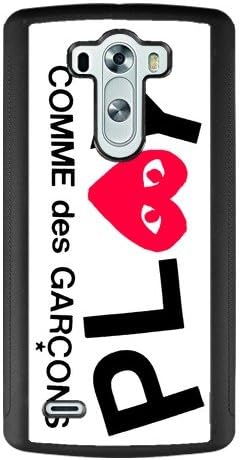 LG G3 Case,Customized Comme des Garcons Brand Black TPU and PC Case cover fit for LG G3,Best Durable Never-fade Case