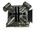 WWE Wrestling Tripe H Cross Hammer Metal Belt Buckle