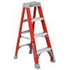 Louisville Ladder FS1504 Advent 300-Pound Capacity Extra Heavy-Duty Fiberglass Step Ladder, 4-Foot