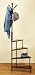 79 High Climbing-Stairs Design Wood/Metal CLOTHES RACK in BROWN FINISH