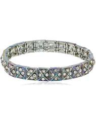 Steve Madden Iridescent Stretch Bracelet, 7.5"